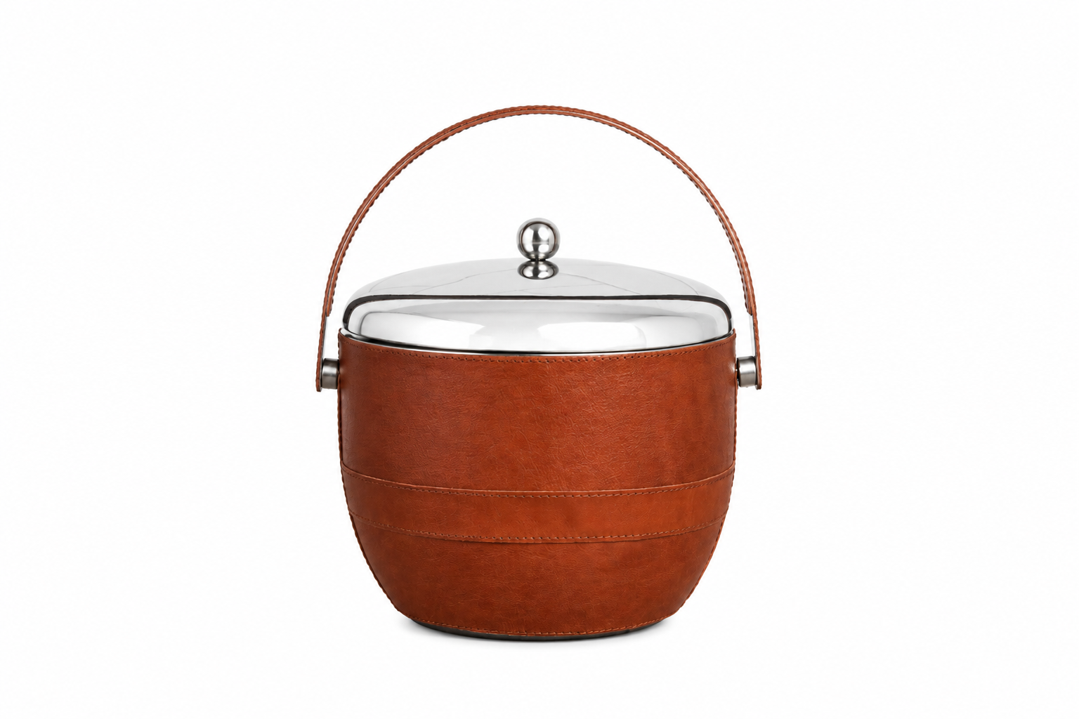Luxury Double Wall Ice Bucket with Handle