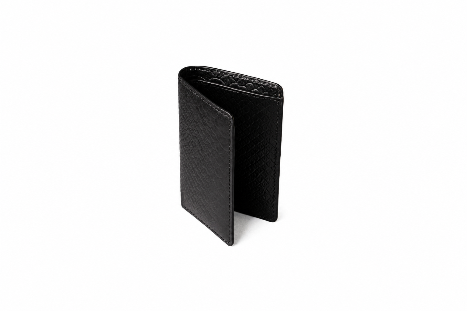 Bi-fold card and currency holder