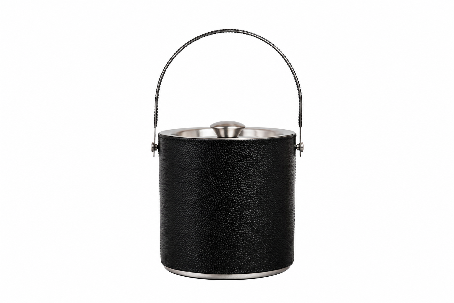 Doublewall Stainless Steel Cylinder Ice Bucket